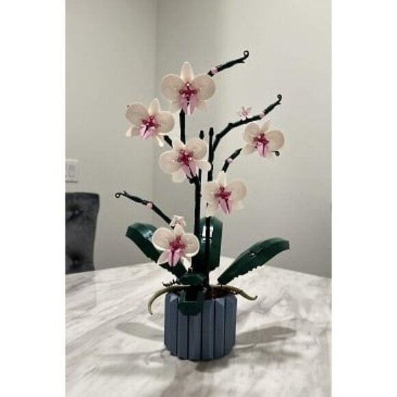 New Icons Orchid Artificial Plant, Building Set with Flowers, Home Décor Gift - Picture 2 of 2